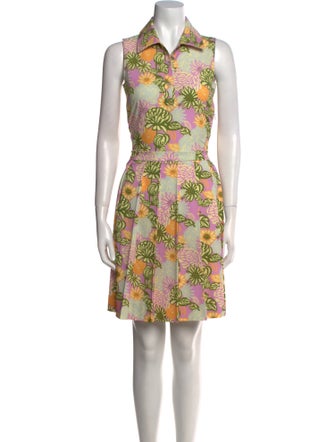Tory Burch Floral Print Mini Dress