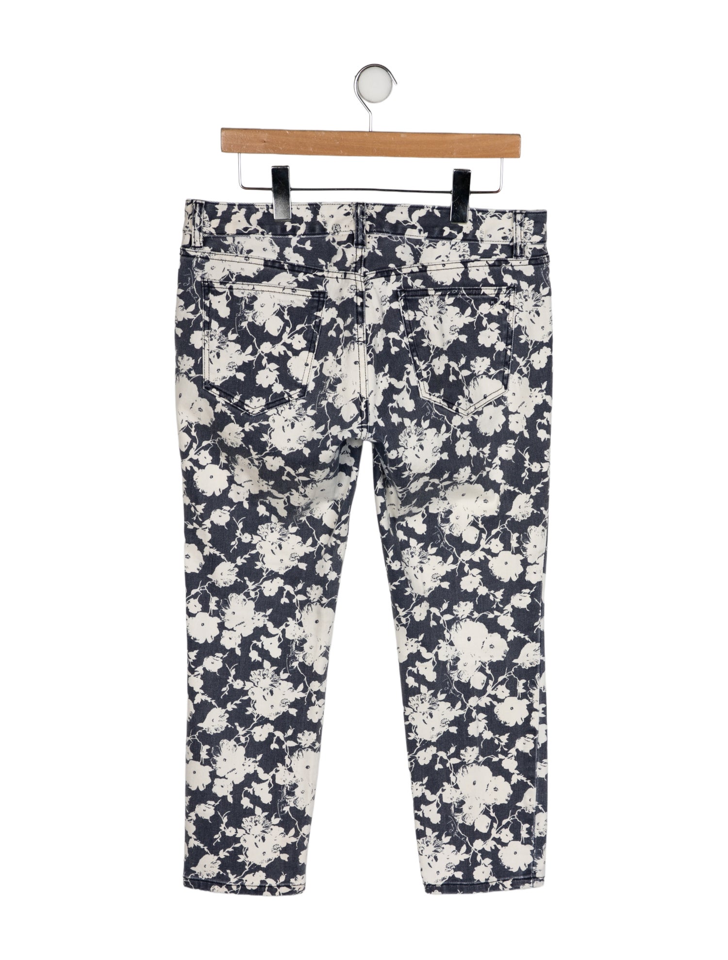 Tory Burch Mid-Rise Skinny Leg Jeans