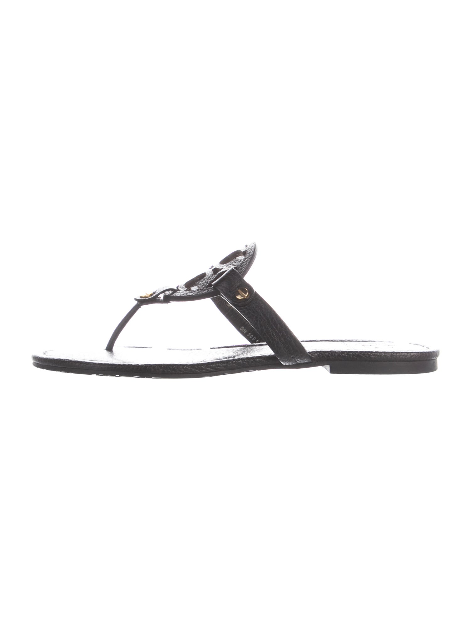 Tory Burch Leather T-Strap Sandals
