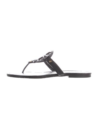 Tory Burch Leather T-Strap Sandals