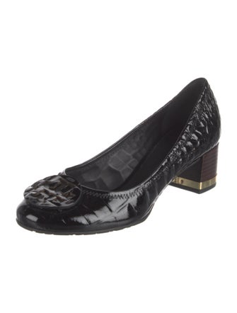 Tory Burch Embossed Leather Pumps