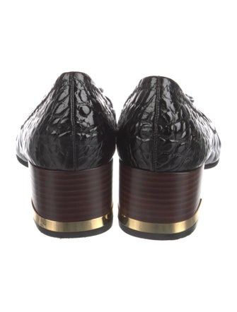 Tory Burch Embossed Leather Pumps