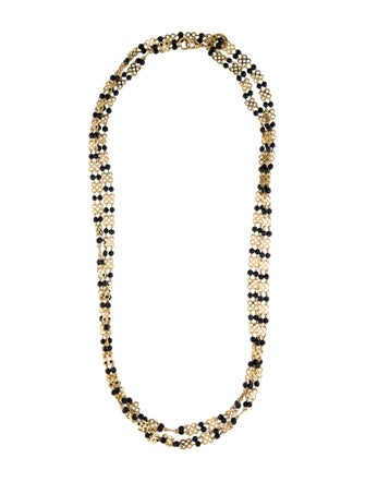 Tory Burch Long Bead Chain Necklace