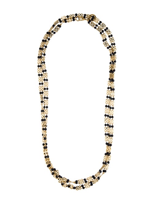Tory Burch Long Bead Chain Necklace