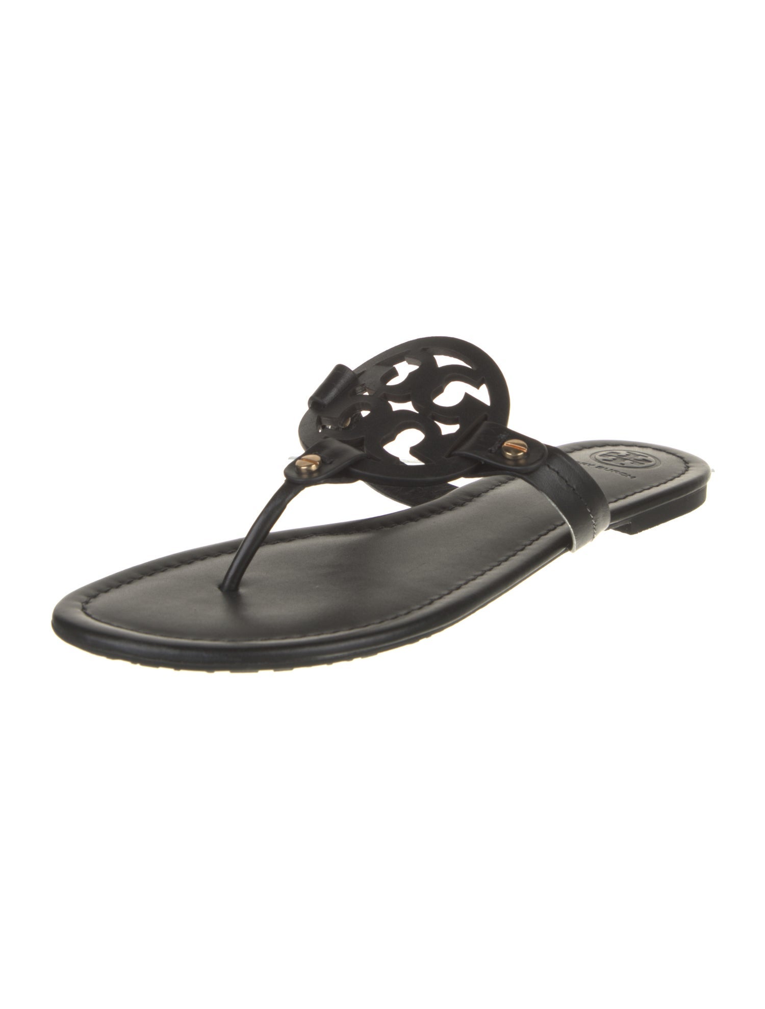 Tory Burch Leather Slides