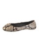 Tory Burch Leather Animal Print Flats