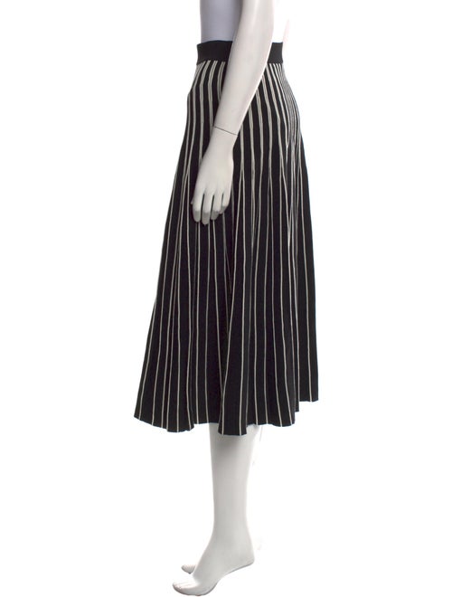Tory Burch Striped Midi Length Skirt