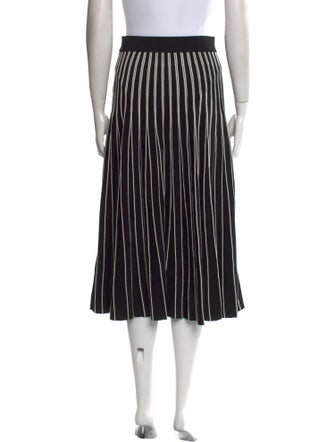 Tory Burch Striped Midi Length Skirt