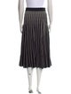 Tory Burch Striped Midi Length Skirt