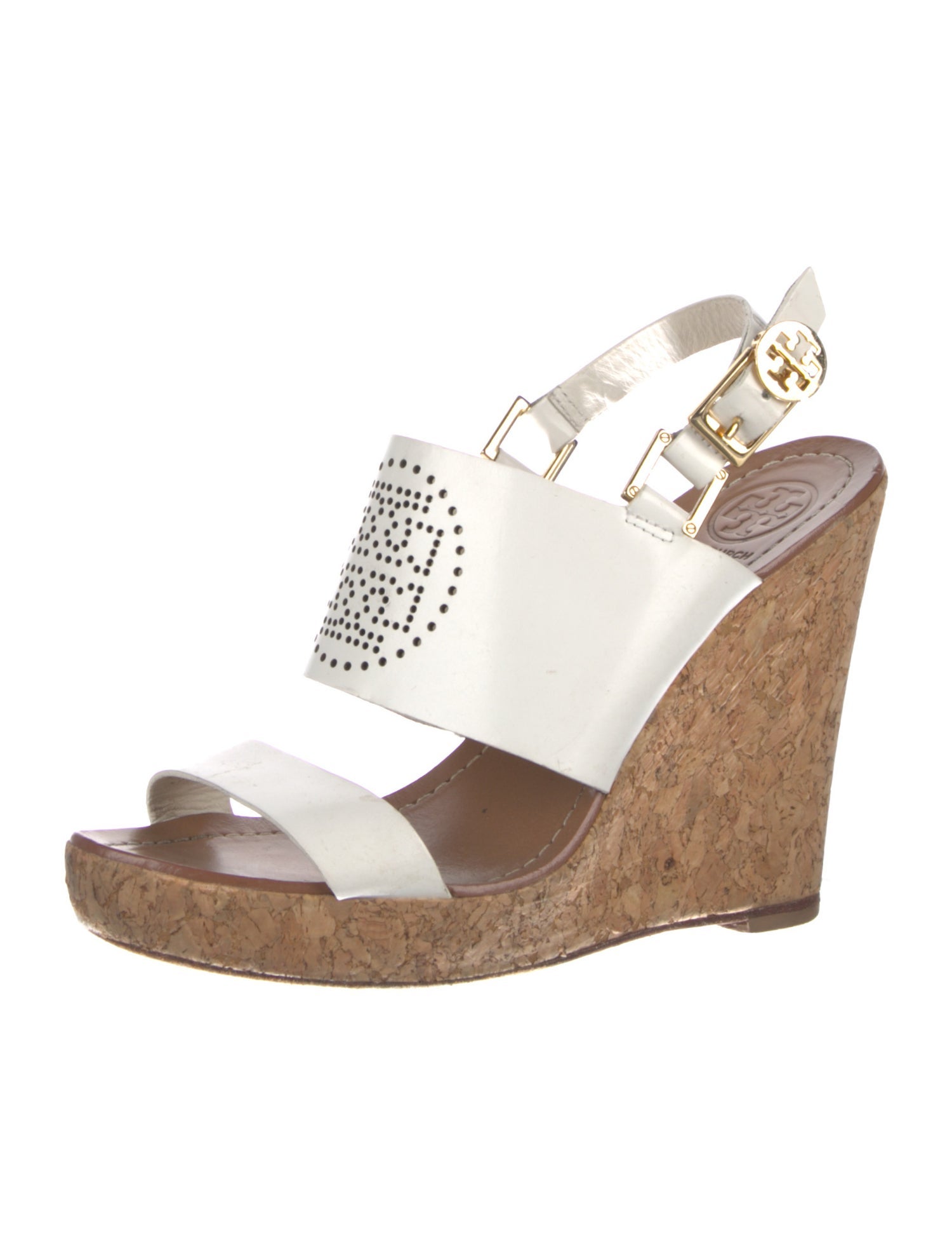 Tory Burch Leather Slingback Sandals