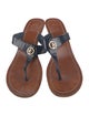 Tory Burch Leather T-Strap Sandals
