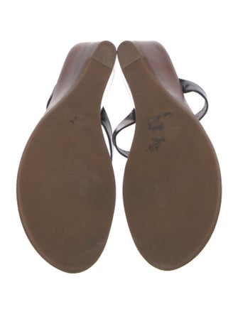 Tory Burch Leather T-Strap Sandals