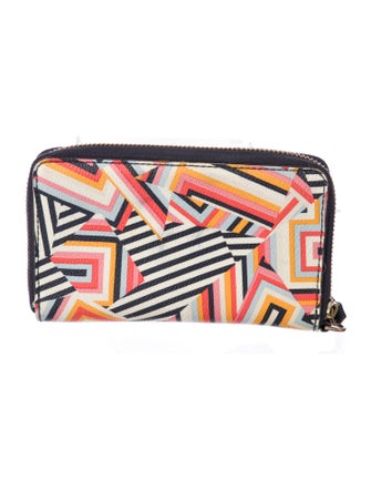 Tory Burch Leather Printed Wallet