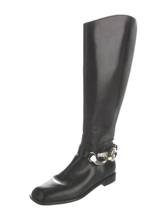 Tory Burch Leather Riding Boots