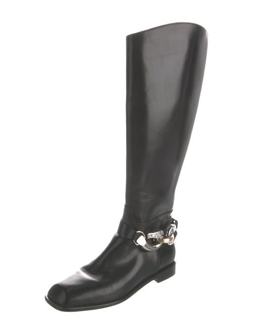 Tory Burch Leather Riding Boots