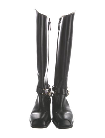 Tory Burch Leather Riding Boots