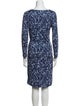 Tory Burch Printed Knee-Length Dress