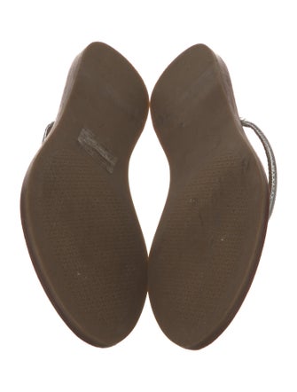 Tory Burch Leather T-Strap Sandals