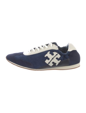 Tory Burch Suede Printed Sneakers