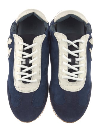 Tory Burch Suede Printed Sneakers