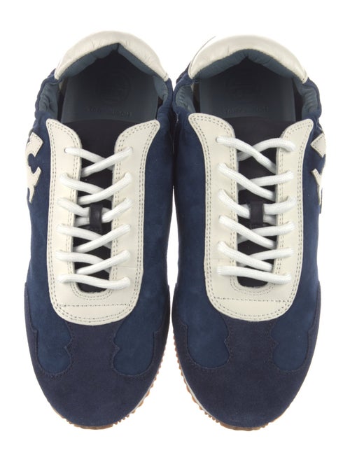 Tory Burch Suede Printed Sneakers