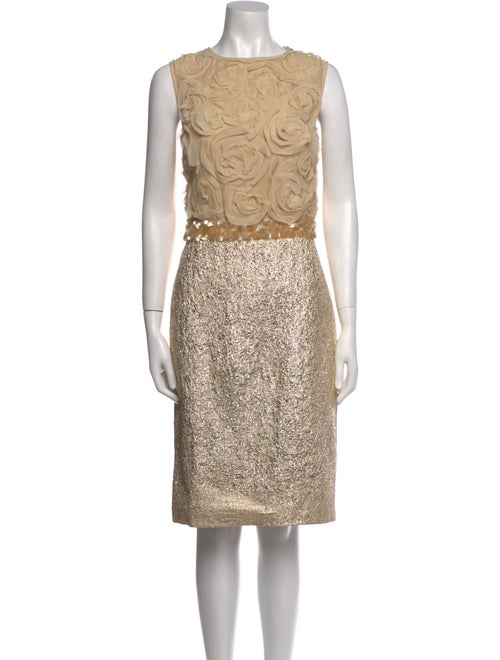 Tory Burch Bateau Neckline Knee-Length Dress