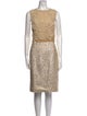 Tory Burch Bateau Neckline Knee-Length Dress