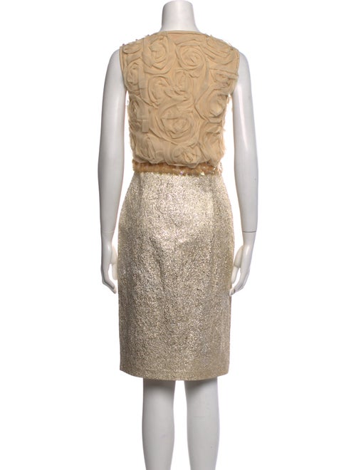 Tory Burch Bateau Neckline Knee-Length Dress