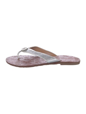 Tory Burch Leather Flip Flops