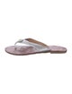 Tory Burch Leather Flip Flops