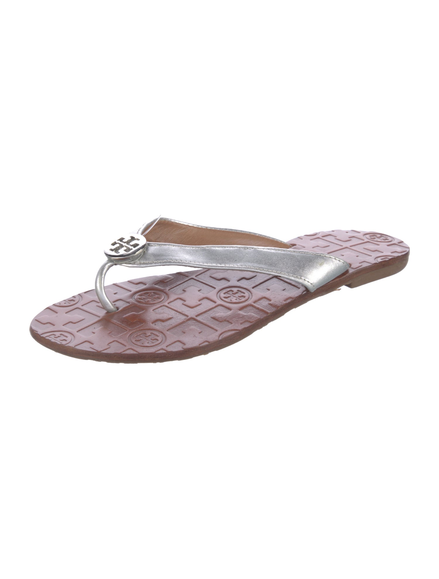 Tory Burch Leather Flip Flops