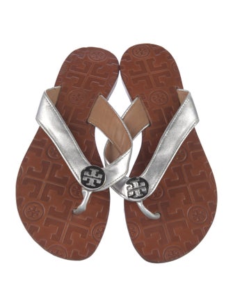 Tory Burch Leather Flip Flops
