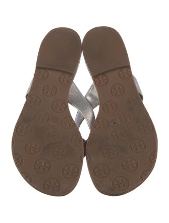 Tory Burch Leather Flip Flops