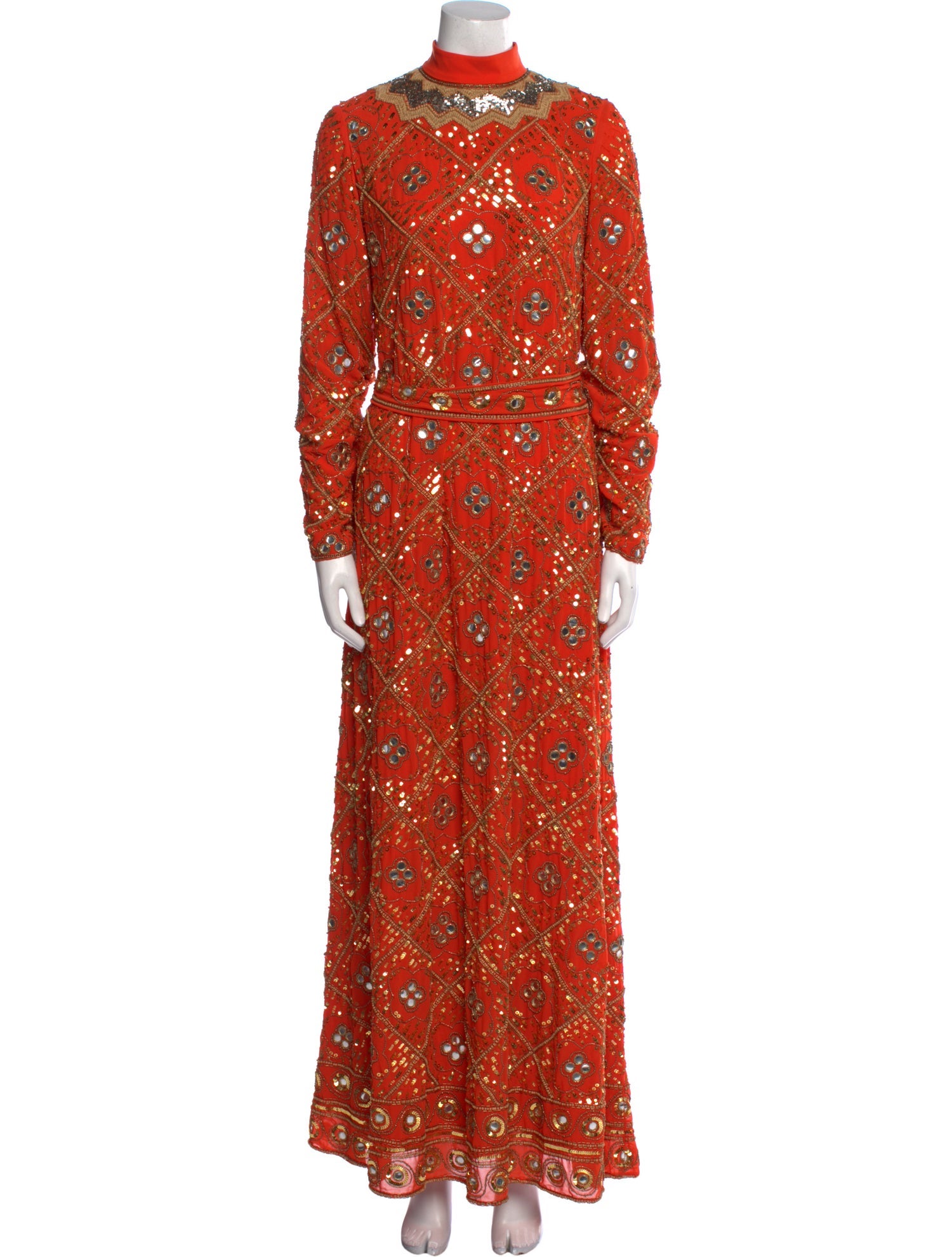 Tory Burch Floral Print Long Dress