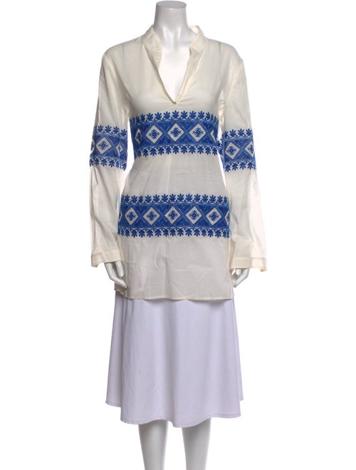 Tory Burch Printed V-Neck Tunic