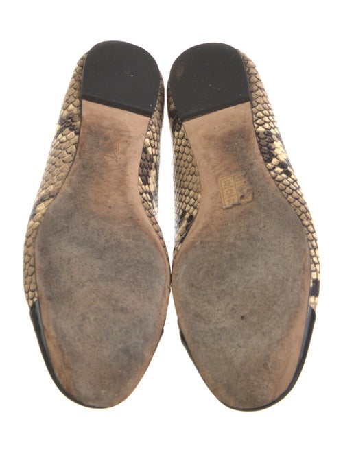 Tory Burch Leather Animal Print Flats