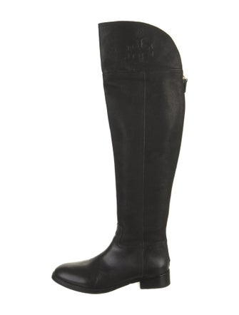 Tory Burch Leather Riding Boots