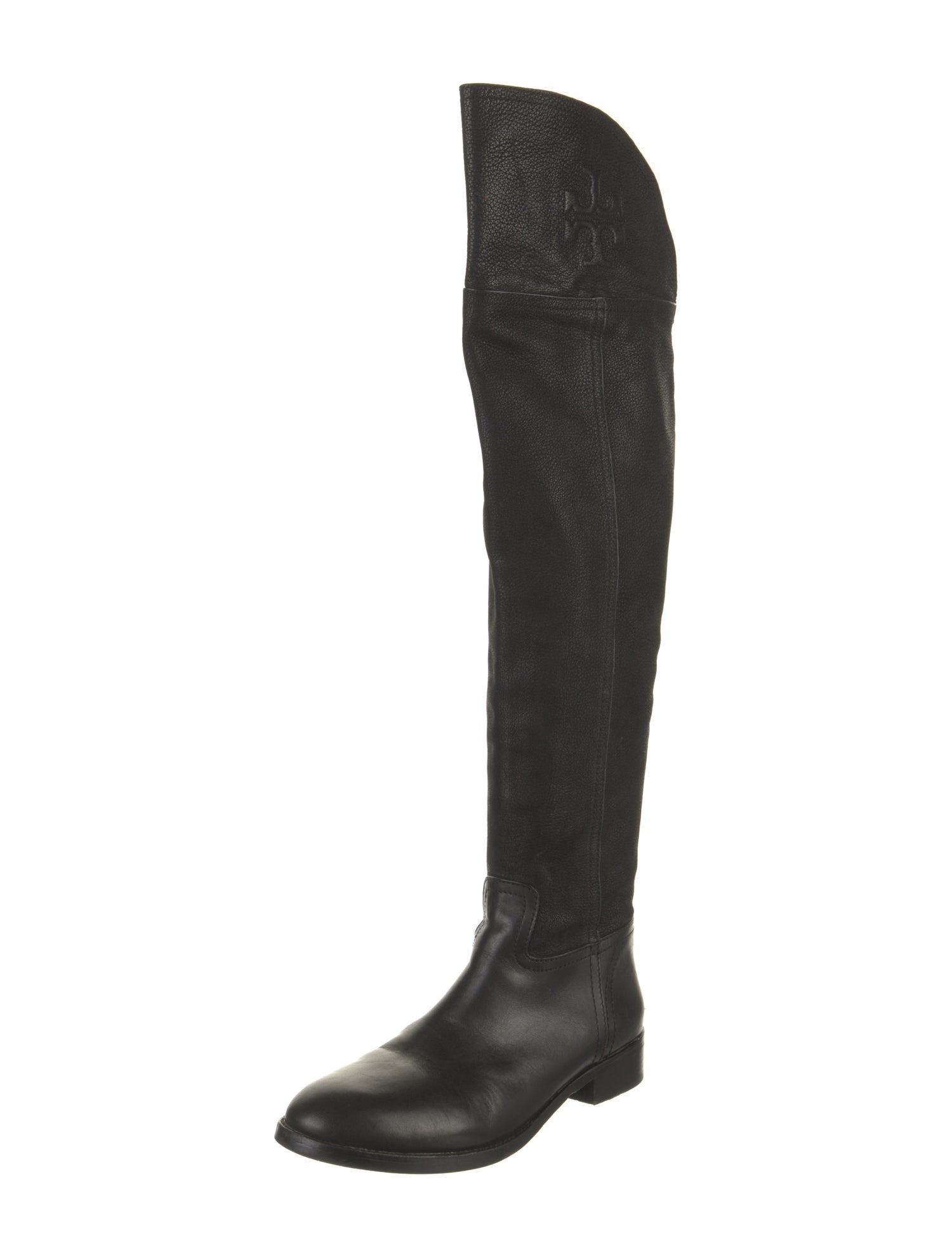 Tory Burch Leather Riding Boots