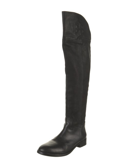 Tory Burch Leather Riding Boots