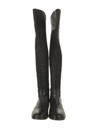Tory Burch Leather Riding Boots