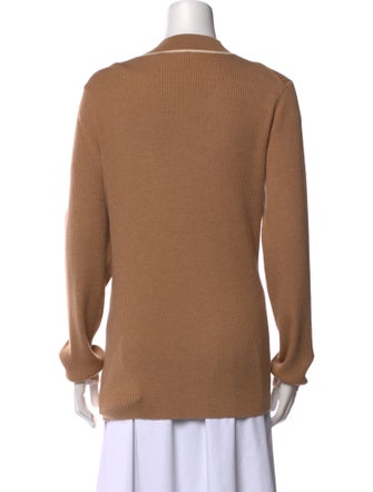 Tory Burch Merino Wool V-Neck Sweater