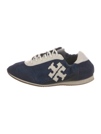 Tory Burch Suede Printed Sneakers