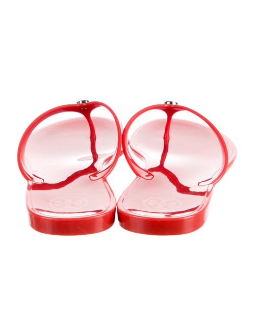 Tory Burch Signature Logo Rubber Flip Flops