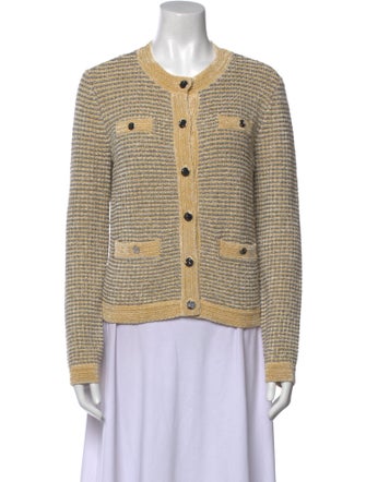 Tory Burch Striped Crew Neck Sweater