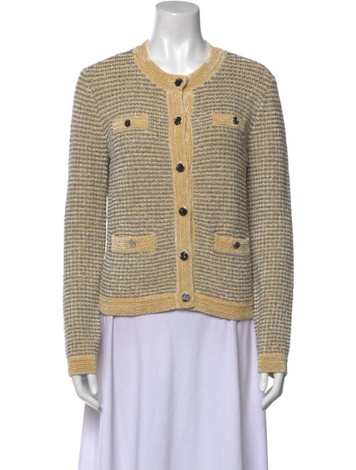 Tory Burch Striped Crew Neck Sweater