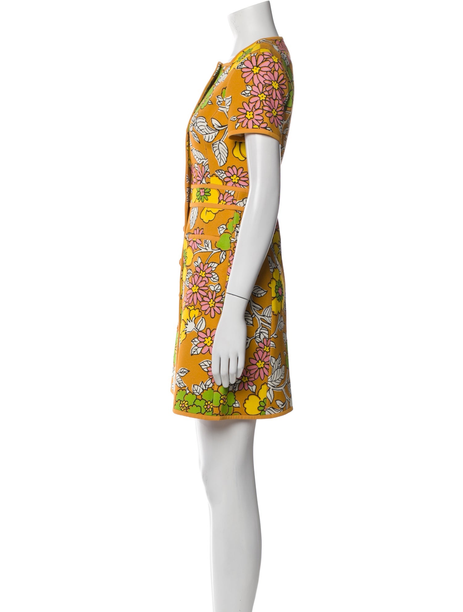 Tory Burch Floral Print Mini Dress