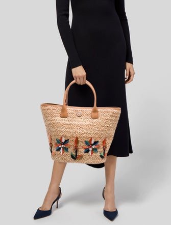 Tory Burch Straw Tote