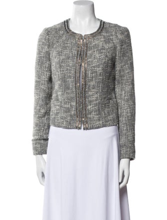 Tory Burch Tweed Pattern Evening Jacket