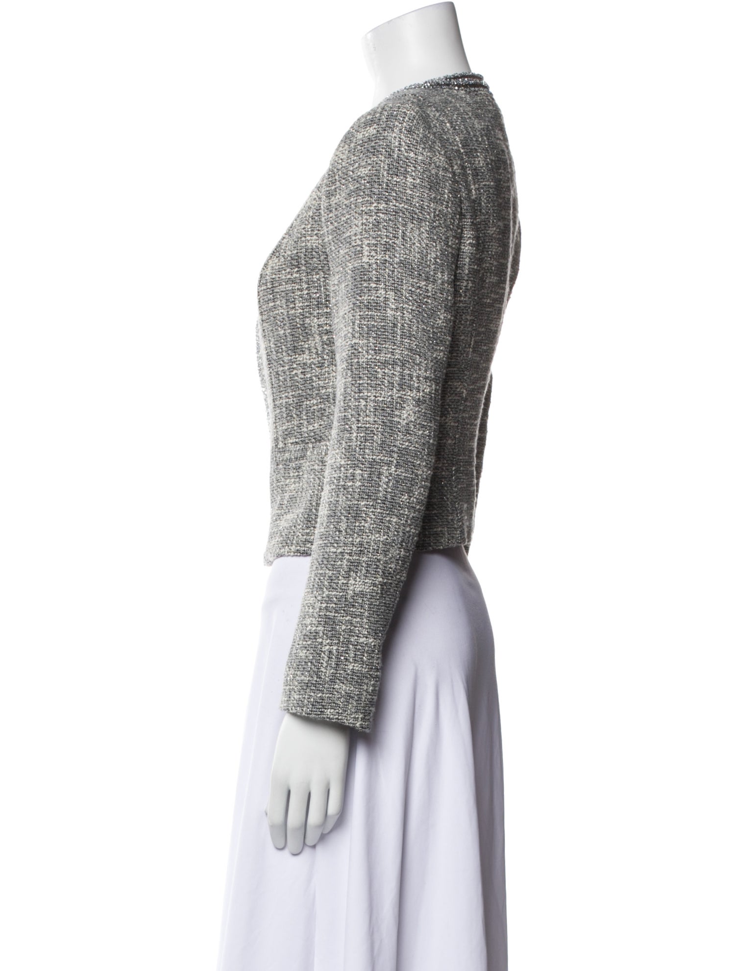 Tory Burch Tweed Pattern Evening Jacket