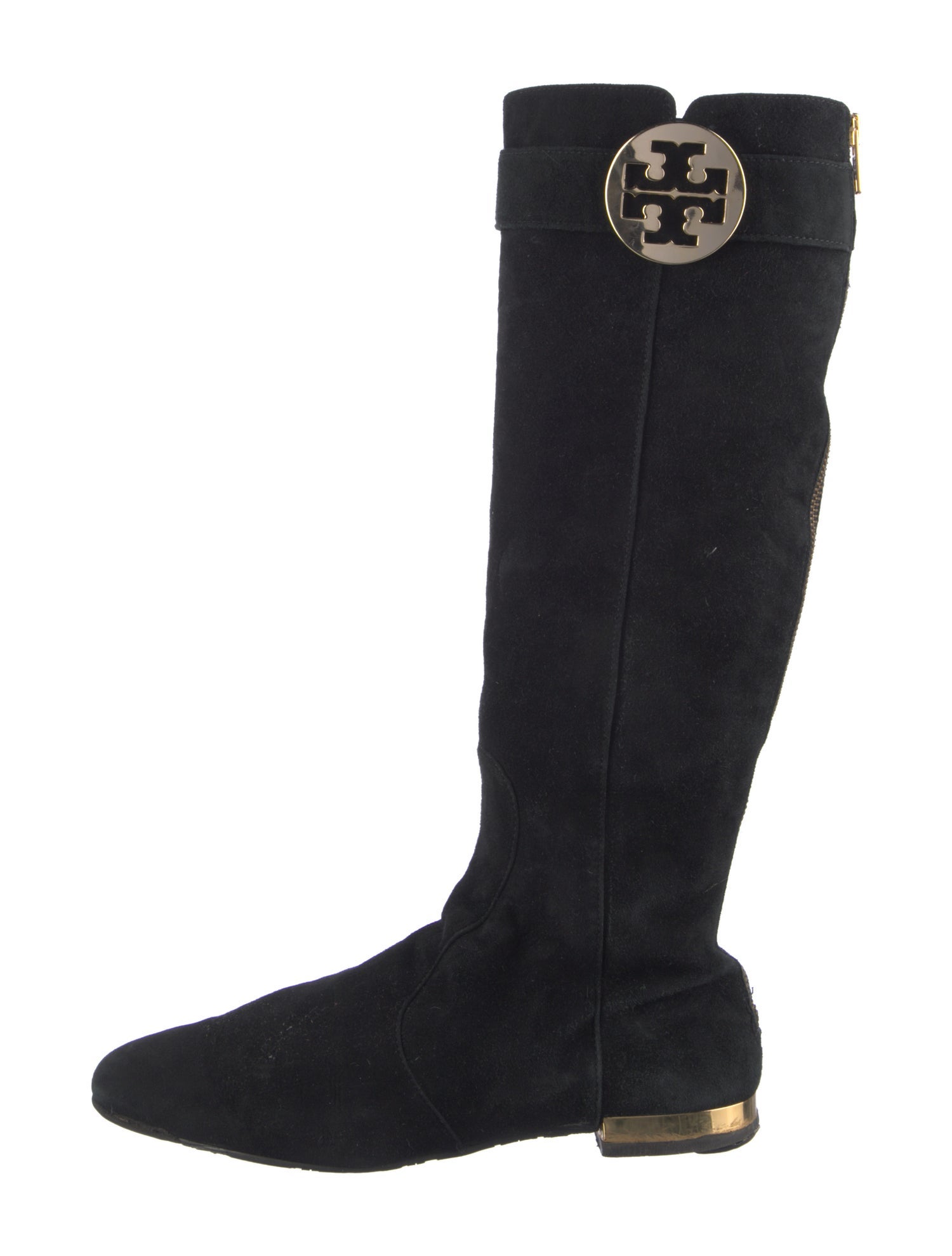Tory Burch Suede Riding Boots